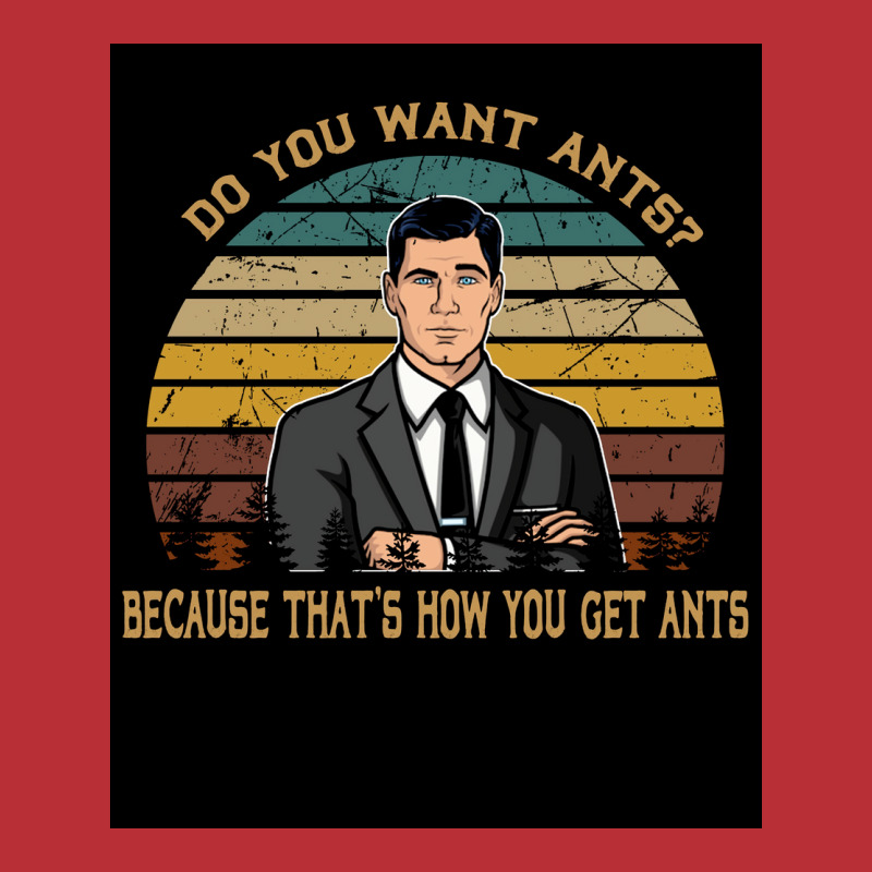 Vintage Archers Films Do You Want Ants Poster (1) T-Shirt by venessstaatsb | Artistshot