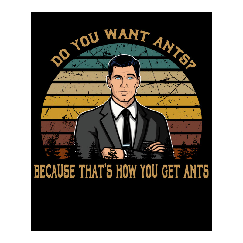 Vintage Archers Films Do You Want Ants Poster (1) Men's T-shirt Pajama Set by venessstaatsb | Artistshot