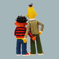 Real Love Bert And Ernie Unisex Sherpa-lined Denim Jacket | Artistshot