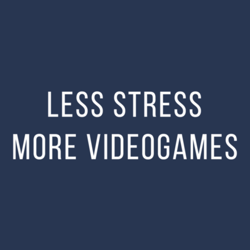 Less Stress More Videogames Men Denim Jacket | Artistshot