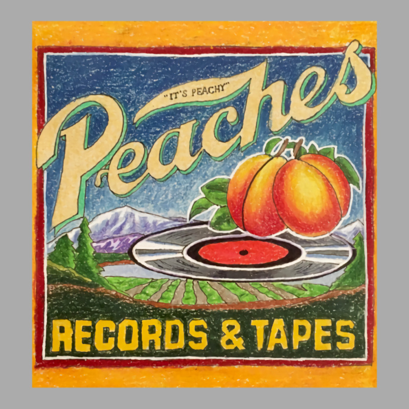 Peaches Records And Tapes T-Shirt by bahbutstenyd | Artistshot