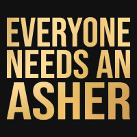 Asher Name-fkntm Metal Print Square | Artistshot