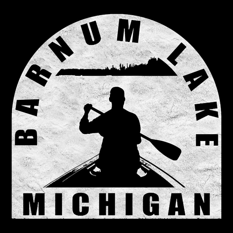 Barnum Lake Canoeing Michigan Long Sleeve Baby Bodysuit | Artistshot