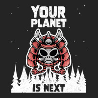 Alien Galaxy Science Space Lover Your Planet Is Next-yfgyr 3/4 Sleeve Shirt | Artistshot