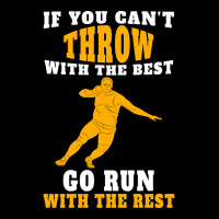 If You Can't Throw With The Best Go Run With The Rest V-neck Tee | Artistshot