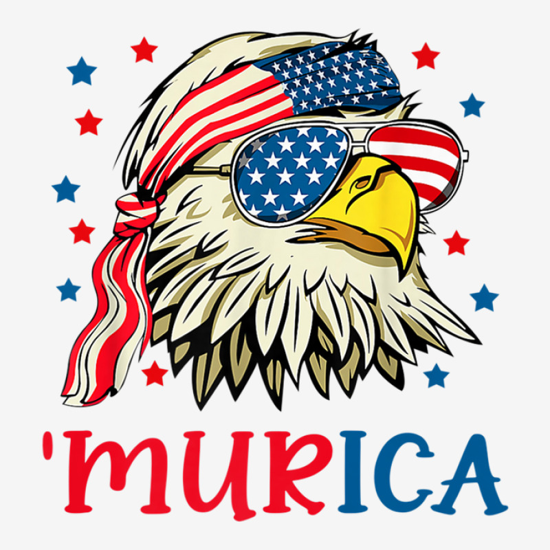 Eagle Mullet 4th Of July Usa American Flag Merica Murica Round Patch By ...