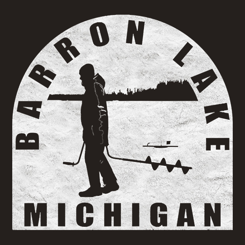 Barron Lake Ice Fishing Michigan Tank Top | Artistshot