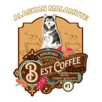 Alaskan Malamute Best Coffee - Dog Owner Coffee Lover Gifts Stainless Steel Water Bottle | Artistshot