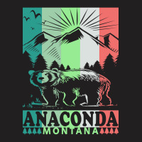 Anaconda Montana Retro Mountain Bear T-shirt | Artistshot