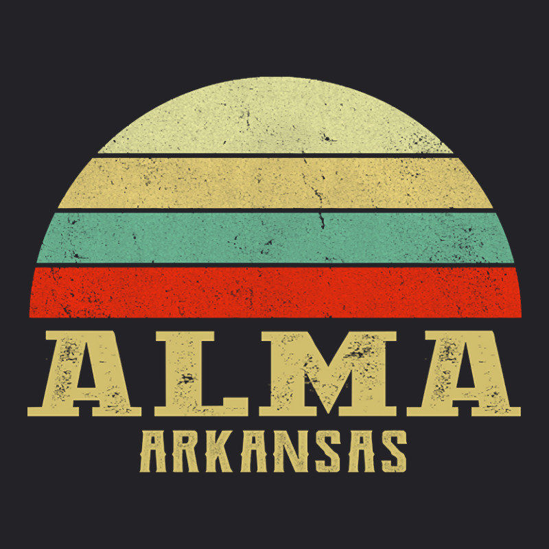 Alma Arkansas Vintage Retro Sunset Youth Tee by ternacanuda | Artistshot