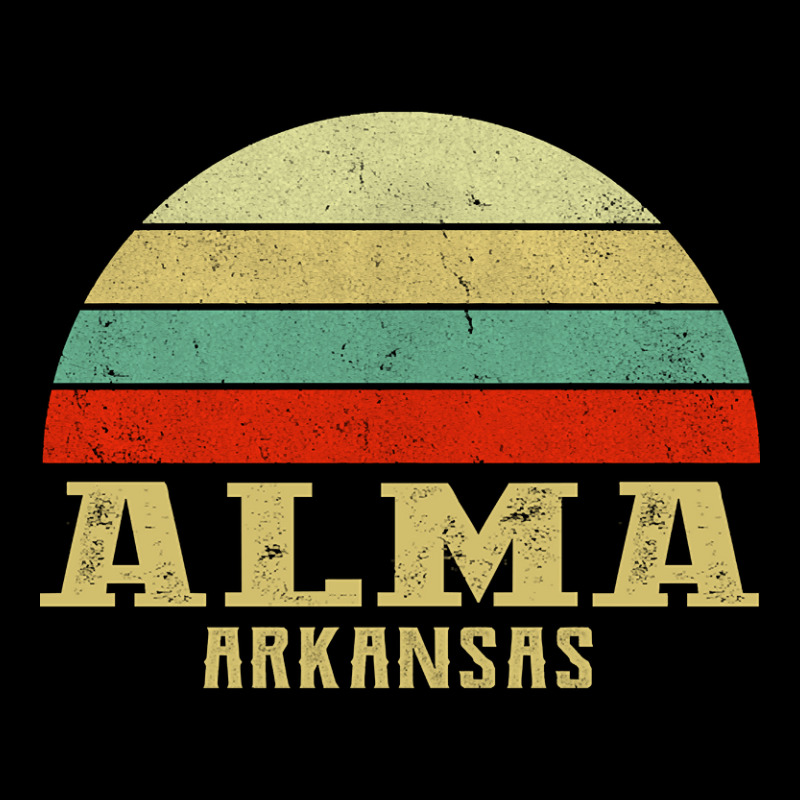 Alma Arkansas Vintage Retro Sunset Youth Hoodie by ternacanuda | Artistshot