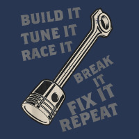 Build It Tune It Race It Turbo Wheel Auto Engine Garage T Shirt Men Denim Jacket | Artistshot