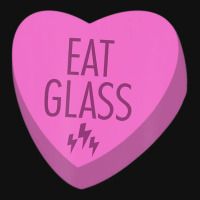 Trending Eat Glass Candy Heart Valentine's Metal Print Horizontal | Artistshot