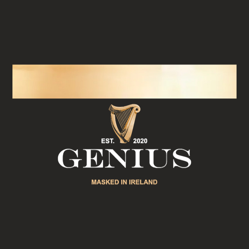 Genius - Masked In Ireland Ladies Fitted T-Shirt by damagegerms19 | Artistshot