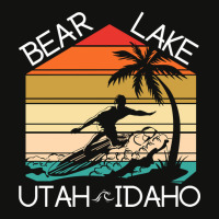 Bear Lake Utah Idaho Sunset Scorecard Crop Tee | Artistshot