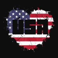 Usa America Is Love Crop Top | Artistshot