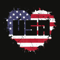 Usa America Is Love Scorecard Crop Tee | Artistshot