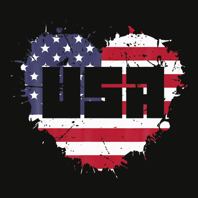 Usa America Is Love Scorecard Crop Tee by kaciacindz6 | Artistshot