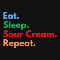 Hot Trend Eat Sleep Sour Cream Repeat For Sour Cream Dipping Lovers Baby Beanies | Artistshot