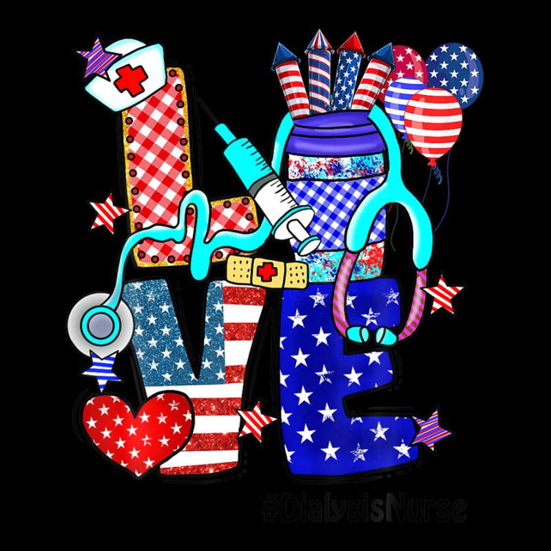 Love Dialysis Nurse Stethoscope Fireworks Usa Flag 4th Of Pocket T-Shirt by kaciacindz6 | Artistshot