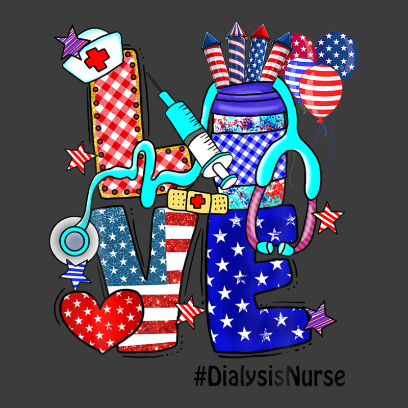 Love Dialysis Nurse Stethoscope Fireworks Usa Flag 4th Of Men's Polo Shirt by kaciacindz6 | Artistshot