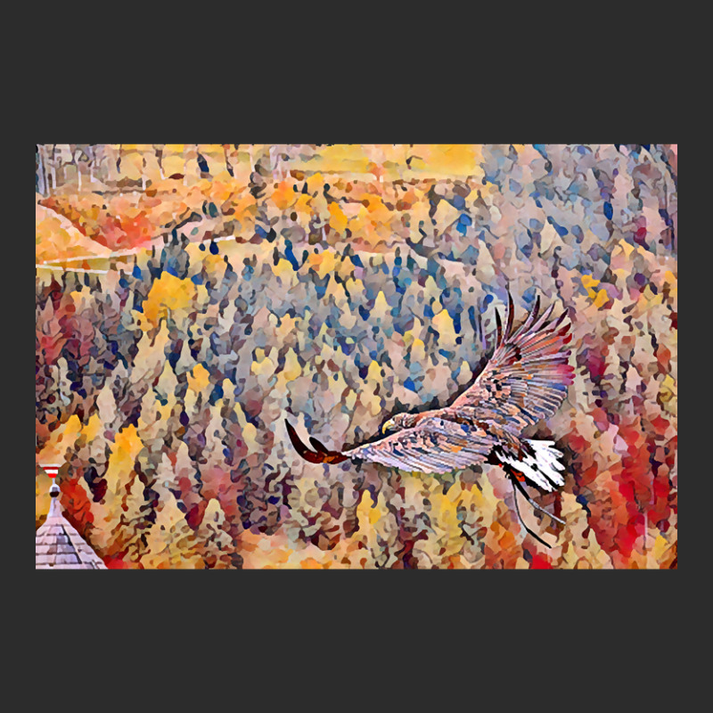 Eagle Flying Over Forest Colorful Painting-gm3s0 Exclusive T-shirt by yeahdashing61 | Artistshot