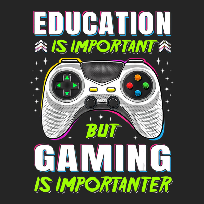 Limited Edition Education Is Important But Gaming Video Game Gamer Boy Unisex Hoodie by Ricarda Petrie | Artistshot