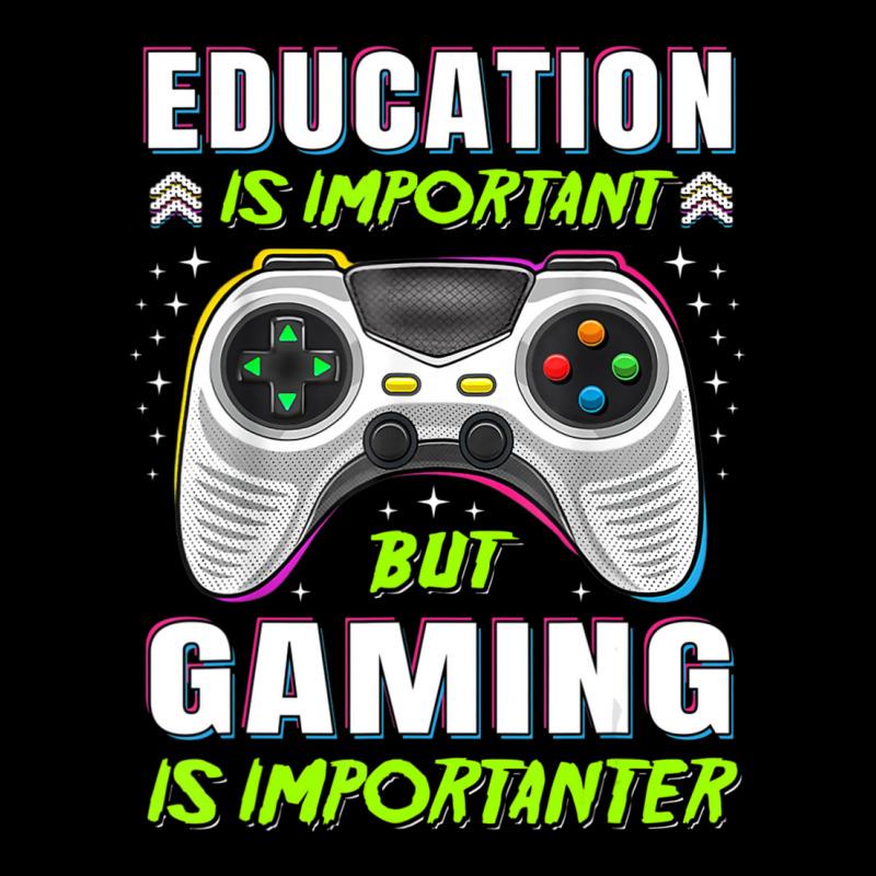 Limited Edition Education Is Important But Gaming Video Game Gamer Boy Men's 3/4 Sleeve Pajama Set by Ricarda Petrie | Artistshot