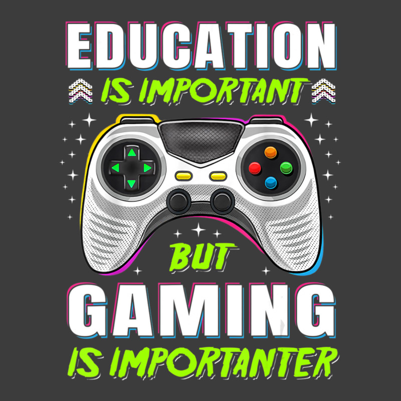 Limited Edition Education Is Important But Gaming Video Game Gamer Boy Men's Polo Shirt by Ricarda Petrie | Artistshot