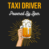 Beer Lover Taxi Driver Gift Powered By Beer Ladies Polo Shirt | Artistshot