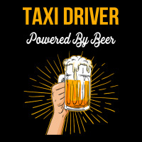 Beer Lover Taxi Driver Gift Powered By Beer Cropped Sweater | Artistshot