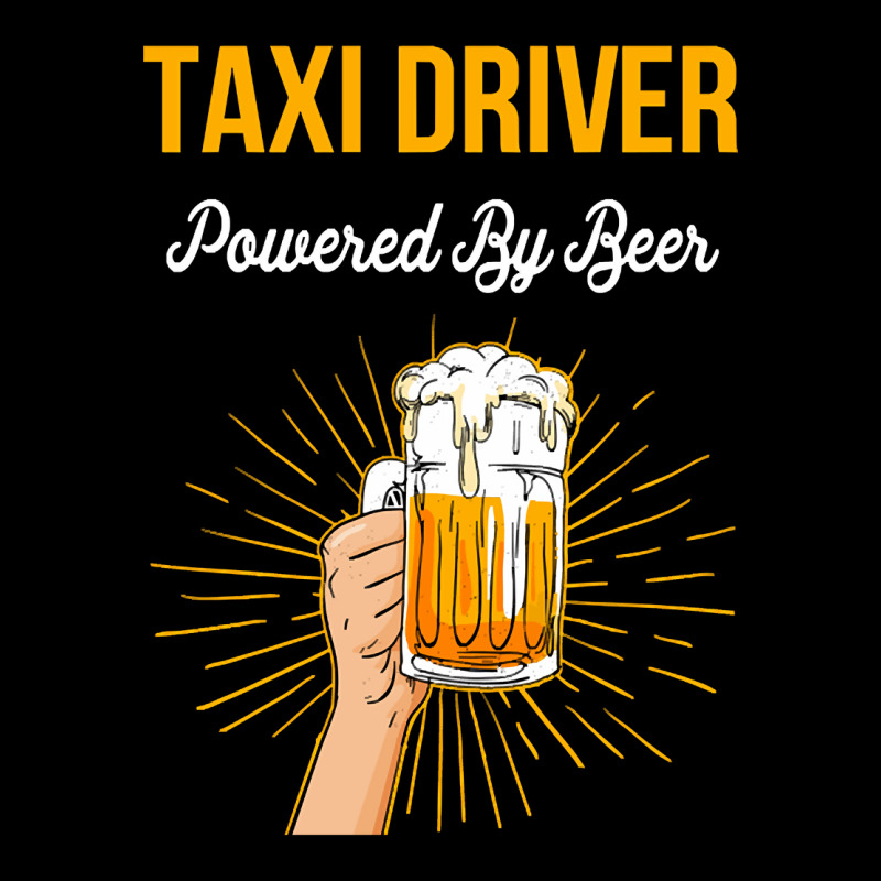 Beer Lover Taxi Driver Gift Powered By Beer Cropped Sweater by gendercampaign78@gmail.com | Artistshot