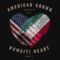 Hot Trend American Grown Kuwaiti Heart Love Kuwait Flag Graphic T-shirt | Artistshot