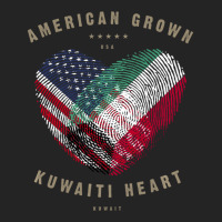 Hot Trend American Grown Kuwaiti Heart Love Kuwait Flag 3/4 Sleeve Shirt | Artistshot