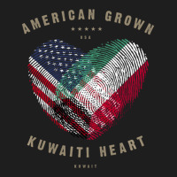 Hot Trend American Grown Kuwaiti Heart Love Kuwait Flag Classic T-shirt | Artistshot