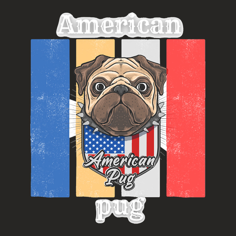 American Pug Dog Lovers T-shirts Ladies Fitted T-Shirt by kundalinitrampled75 | Artistshot