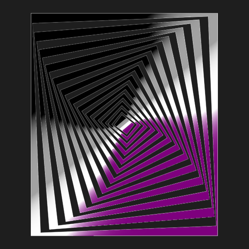 Optical Illusion Art, Asexual Illusion Art Classic T-shirt by cryingfamilies16 | Artistshot