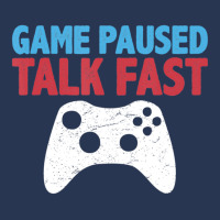 Limited Edition Game Paused Talk Fast Video Game Player Gaming Quote Men Denim Jacket | Artistshot