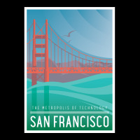 Art Deco With An Illustration Of San Francisco Pocket T-shirt | Artistshot