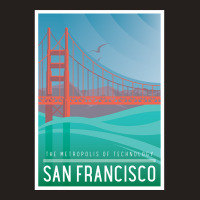 Art Deco With An Illustration Of San Francisco Tank Top | Artistshot