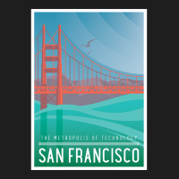 Art Deco With An Illustration Of San Francisco Classic T-shirt | Artistshot