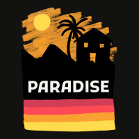 Paradise On Earth Scorecard Crop Tee | Artistshot