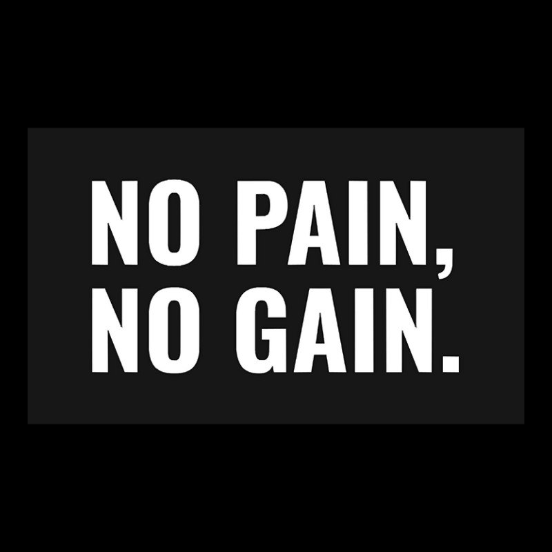 No Pain No Gain Pocket T-Shirt by mrbigzeroht | Artistshot