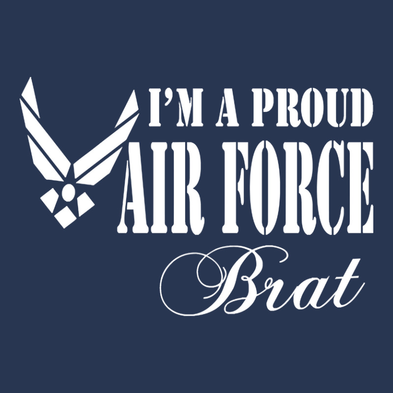 Best Gift For Brat - I Am A Proud Air Force Brat Ladies Denim Jacket by gendercampaign78@gmail.com | Artistshot