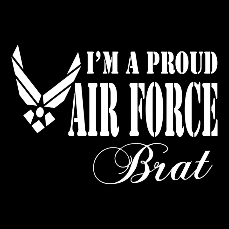 Best Gift For Brat - I Am A Proud Air Force Brat Cropped Sweater by gendercampaign78@gmail.com | Artistshot