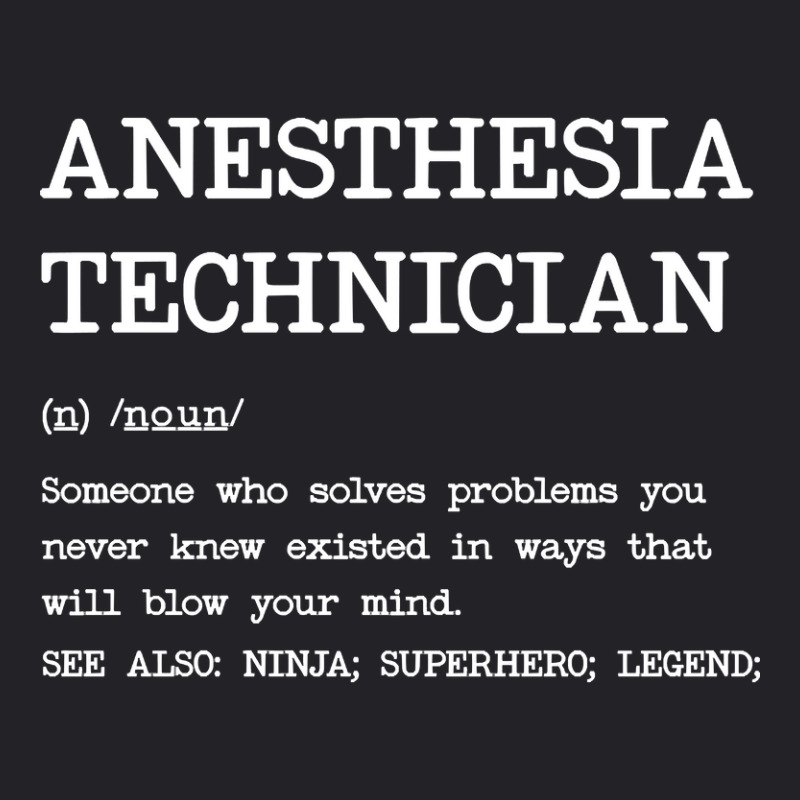 Anesthesia Technician - Definition Design Youth Tee | Artistshot