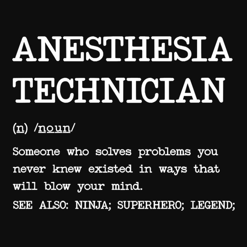 Anesthesia Technician - Definition Design Crop Top | Artistshot