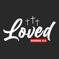 Romans 5:8 - Loved Christian Bible Scripture, Cross Printed Hat | Artistshot