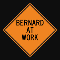 Bernard At Work Funny Warning Sign Crop Top | Artistshot