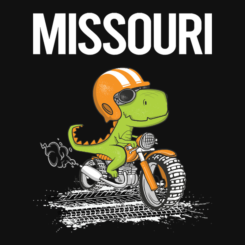 Biking Dinosaur Missouri Graphic Youth T-shirt | Artistshot